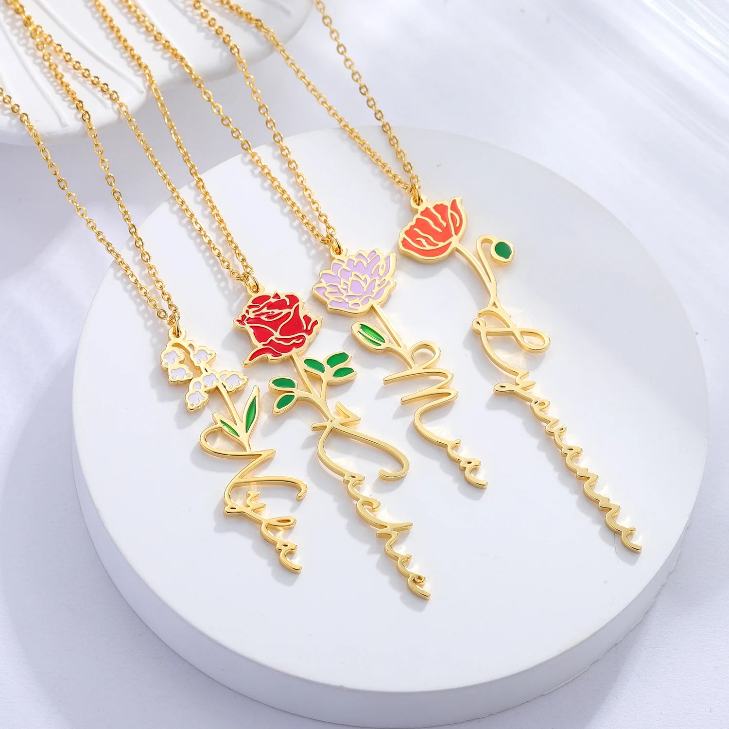 Floral Named Necklace™